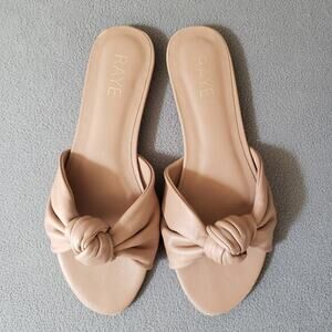 RAYE Buffy Sandals in Tan‎ In 9 RAYE-WZ1736 Twisted Knot Brown